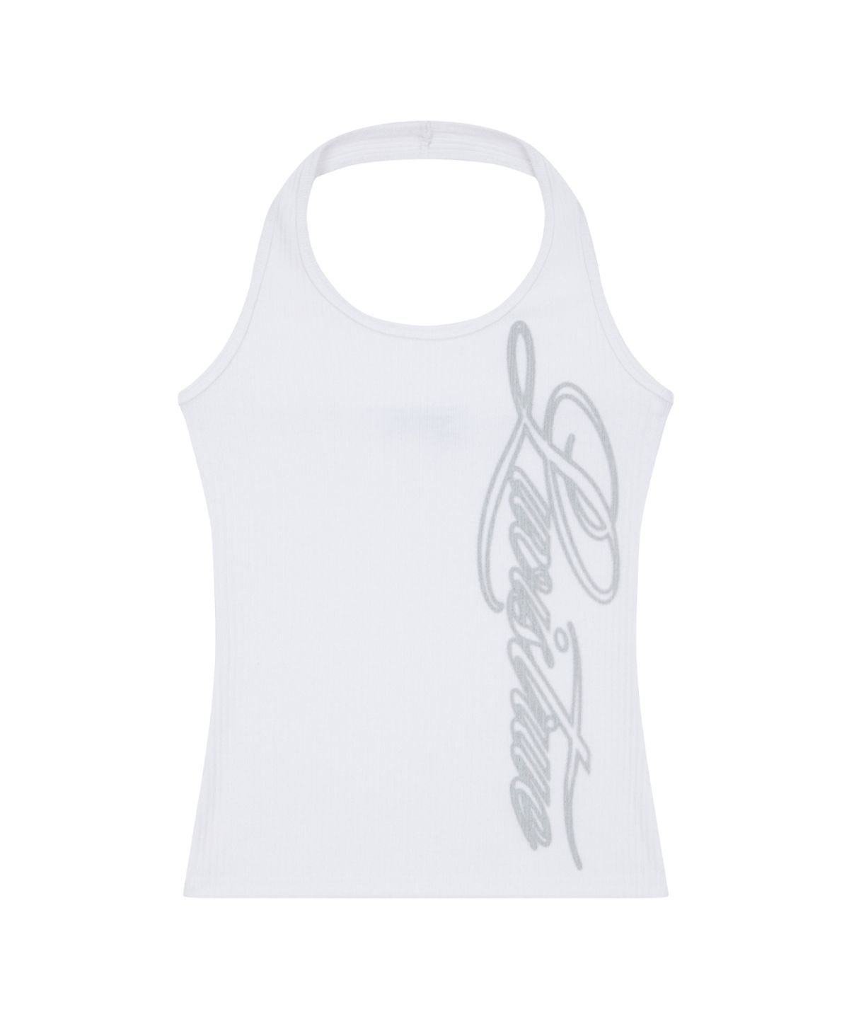 러브이즈트루(LUVISTRUE) SY BASIC HALTER NECK TOP(WHITE)