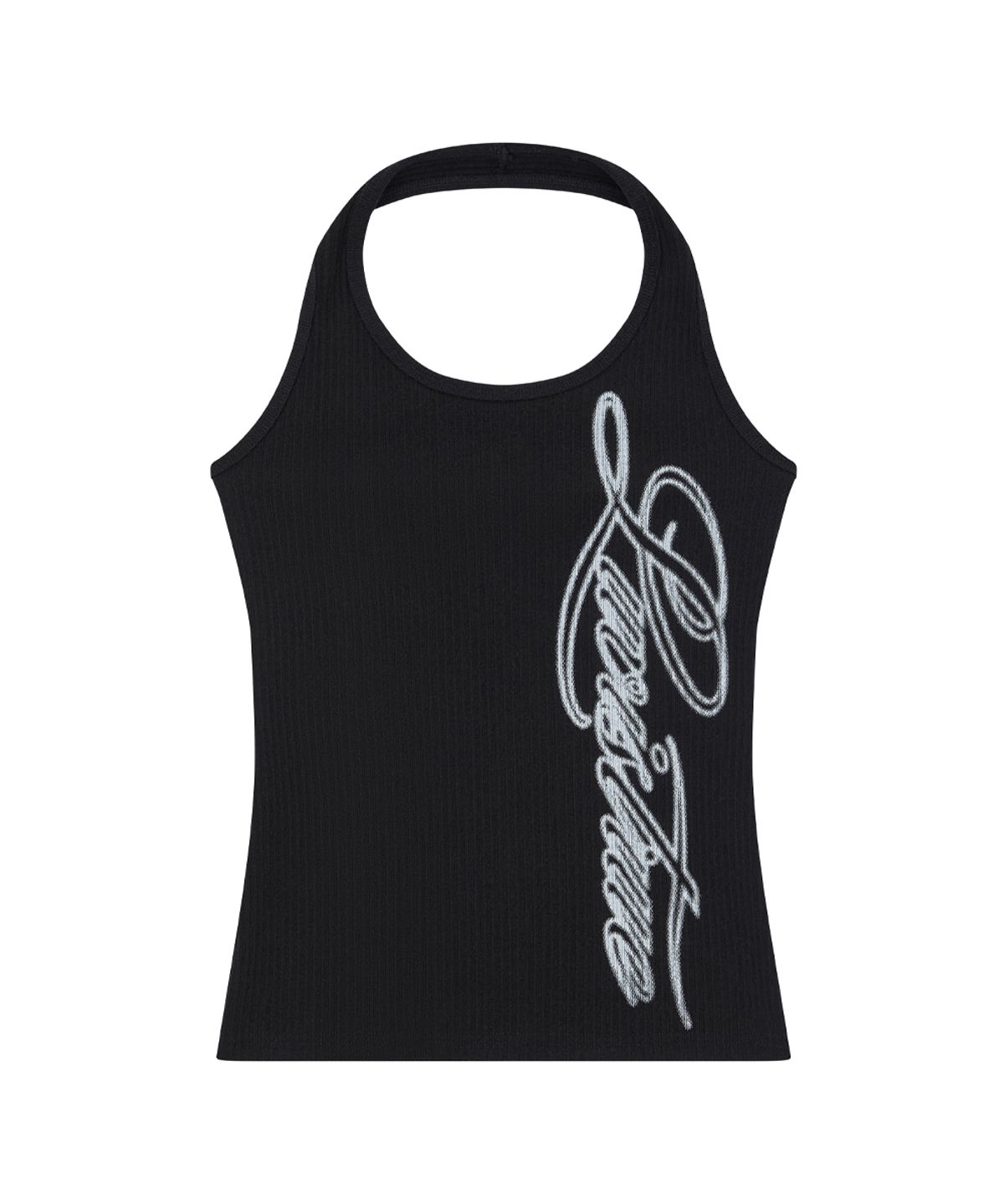 러브이즈트루(LUVISTRUE) SY BASIC HALTER NECK TOP(BLACK)
