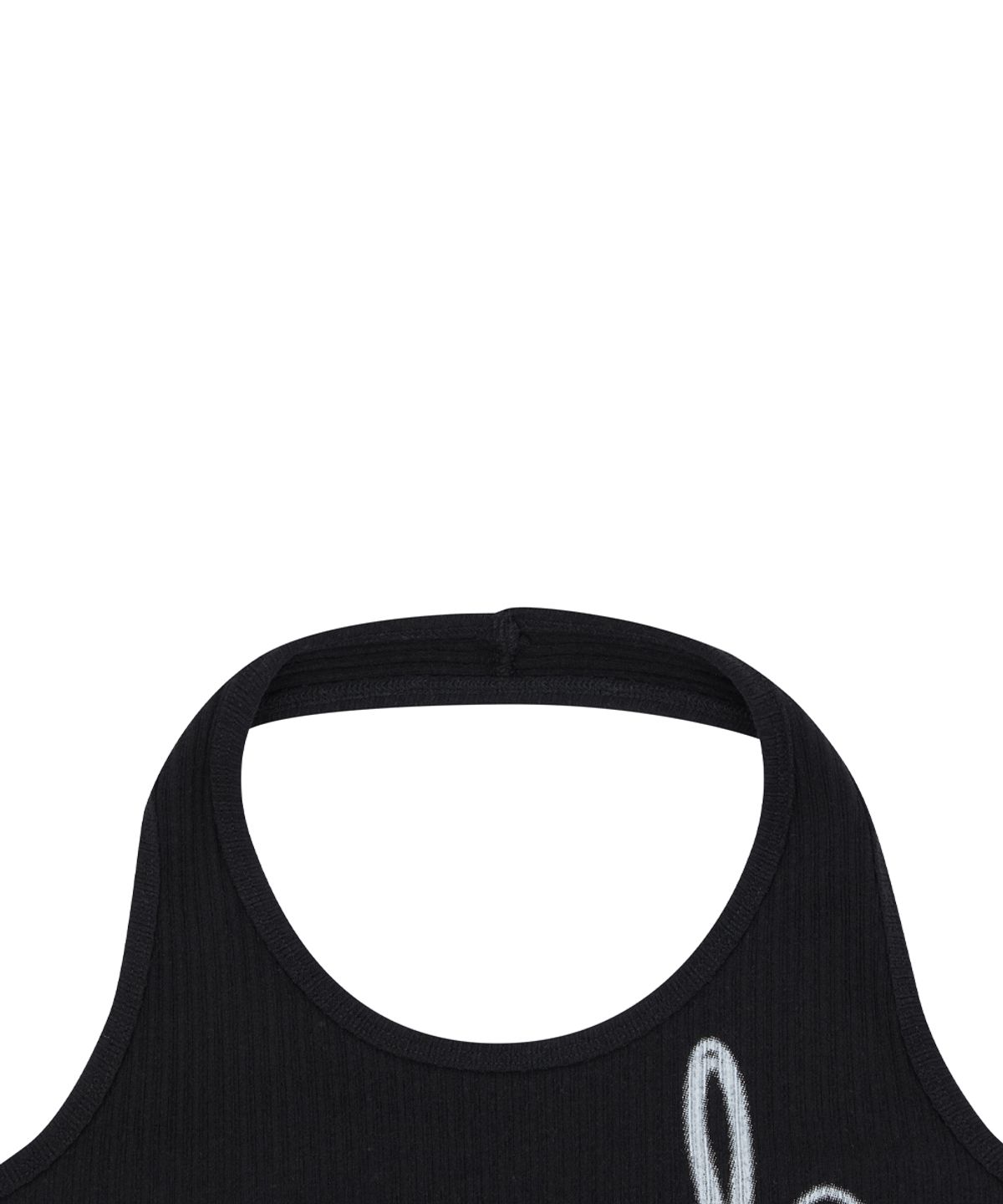 러브이즈트루(LUVISTRUE) SY BASIC HALTER NECK TOP(BLACK)