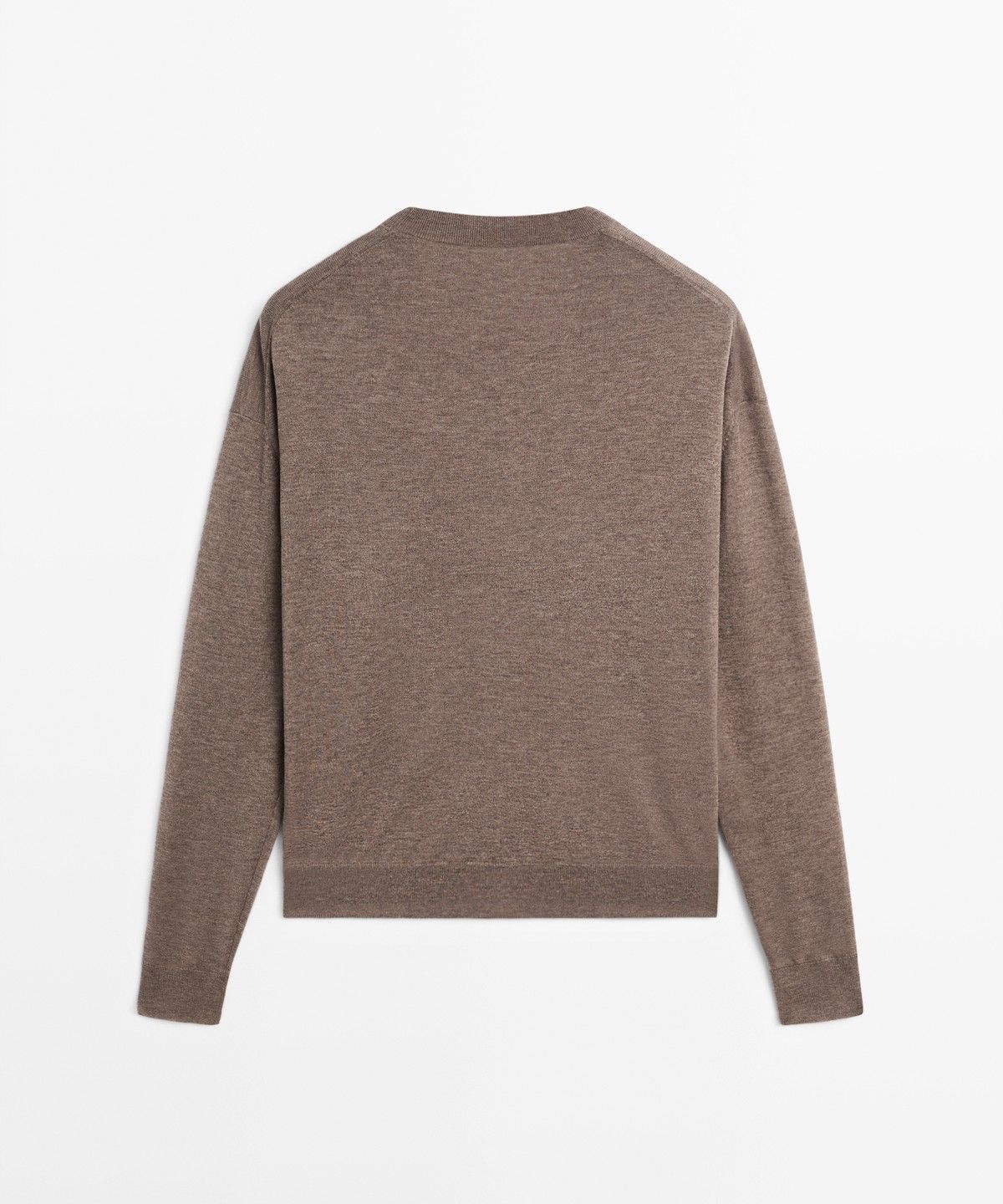 마시모두띠(MASSIMO DUTTI) 라운드넥 파인 니트 스웨터
