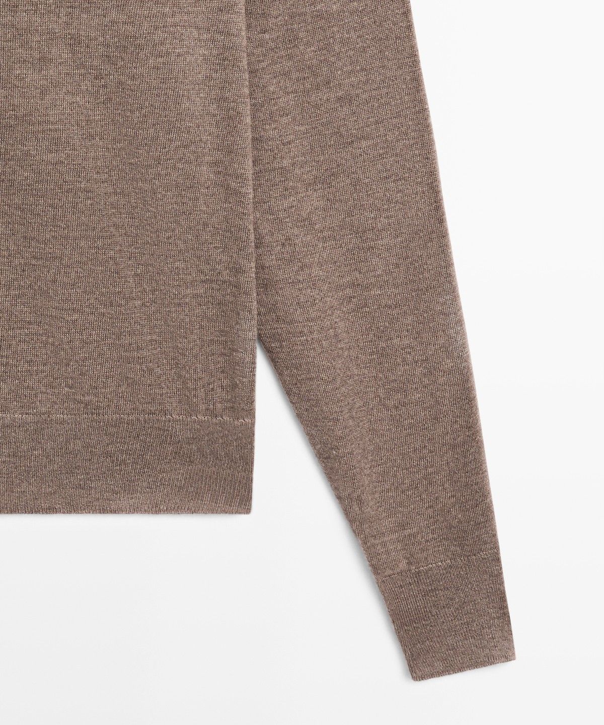 마시모두띠(MASSIMO DUTTI) 라운드넥 파인 니트 스웨터