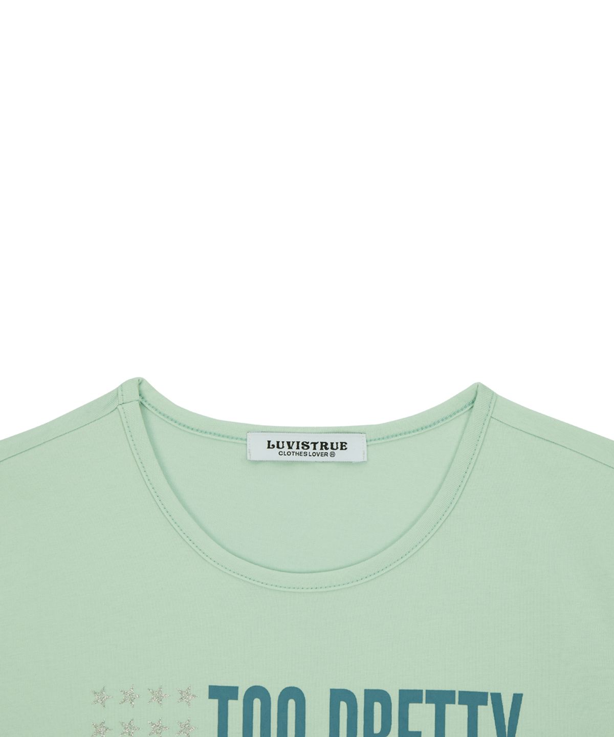러브이즈트루(LUVISTRUE) SY TOO PRETTY TEE(MINT)
