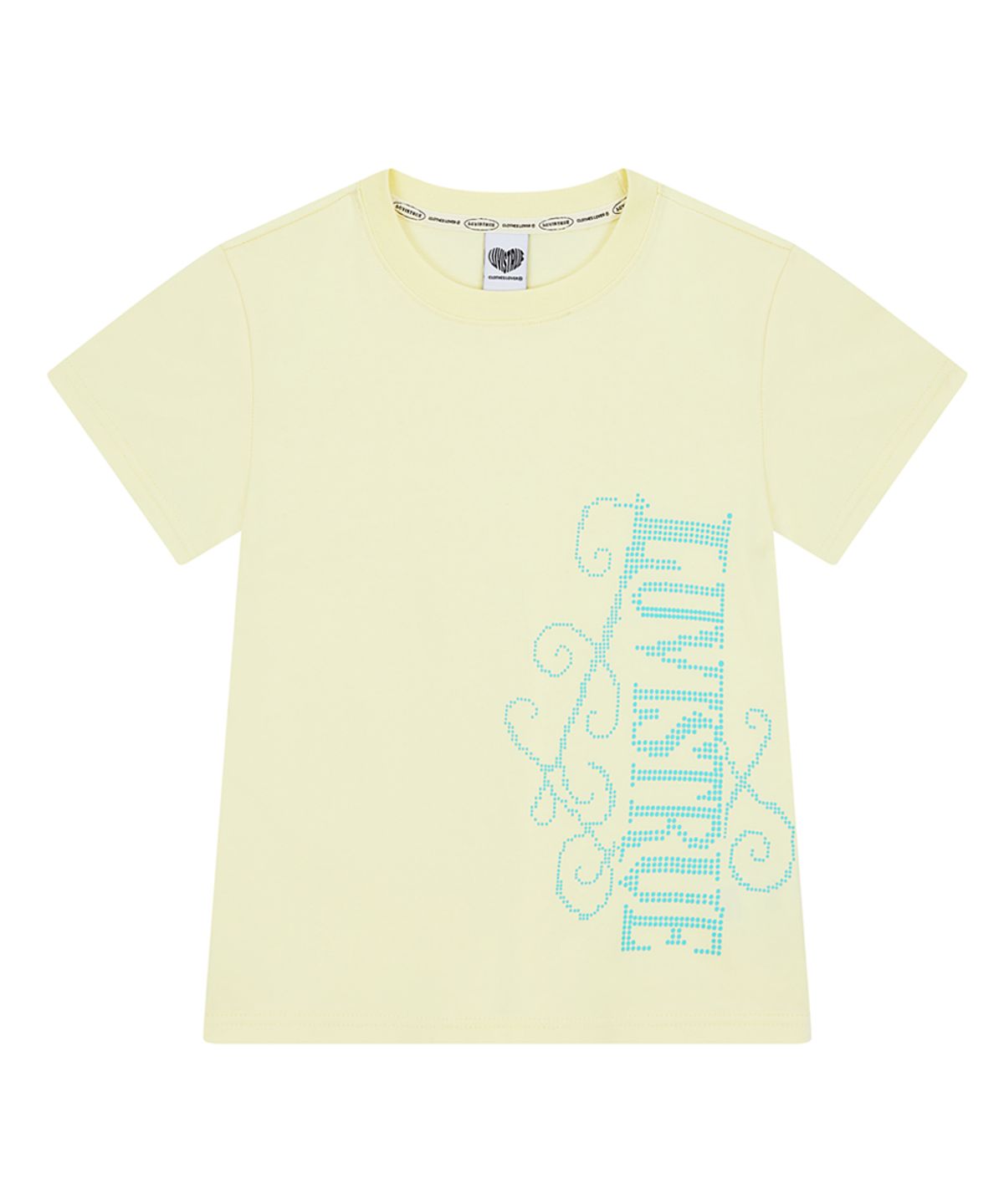 러브이즈트루(LUVISTRUE) EL LUVISTRUE LOGO TEE(YELLOW)