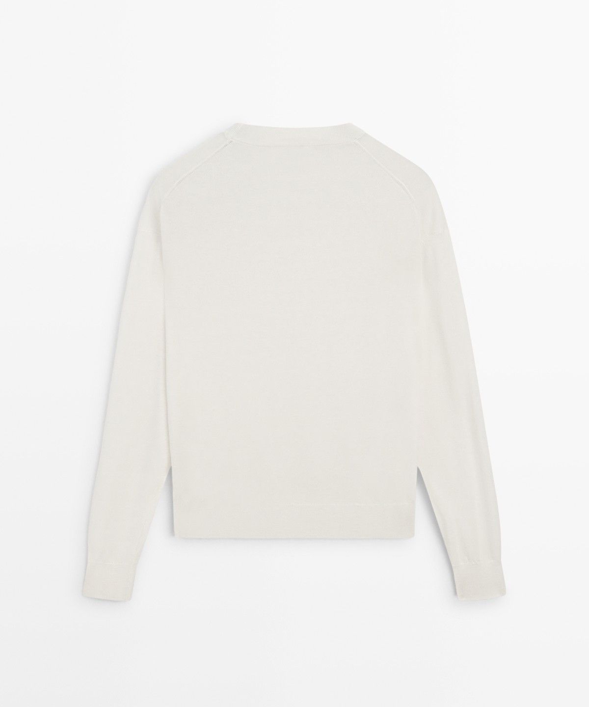 마시모두띠(MASSIMO DUTTI) 라운드넥 파인 니트 스웨터