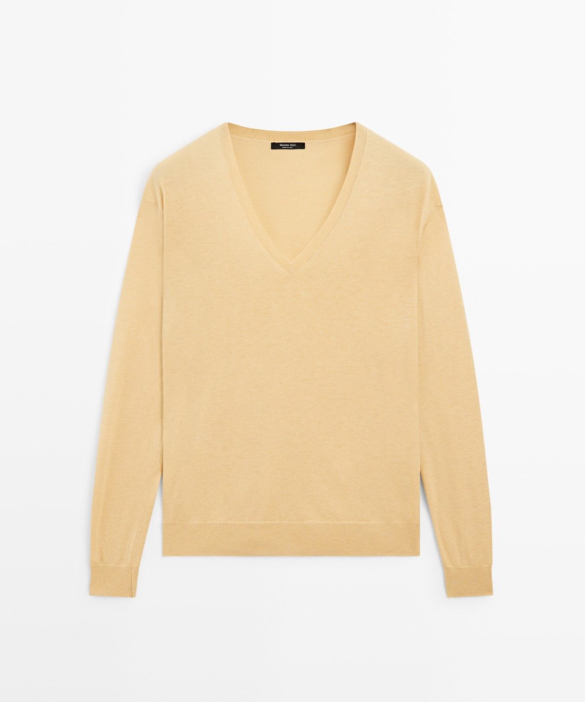 마시모두띠(MASSIMO DUTTI) 브이넥 니트 스웨터