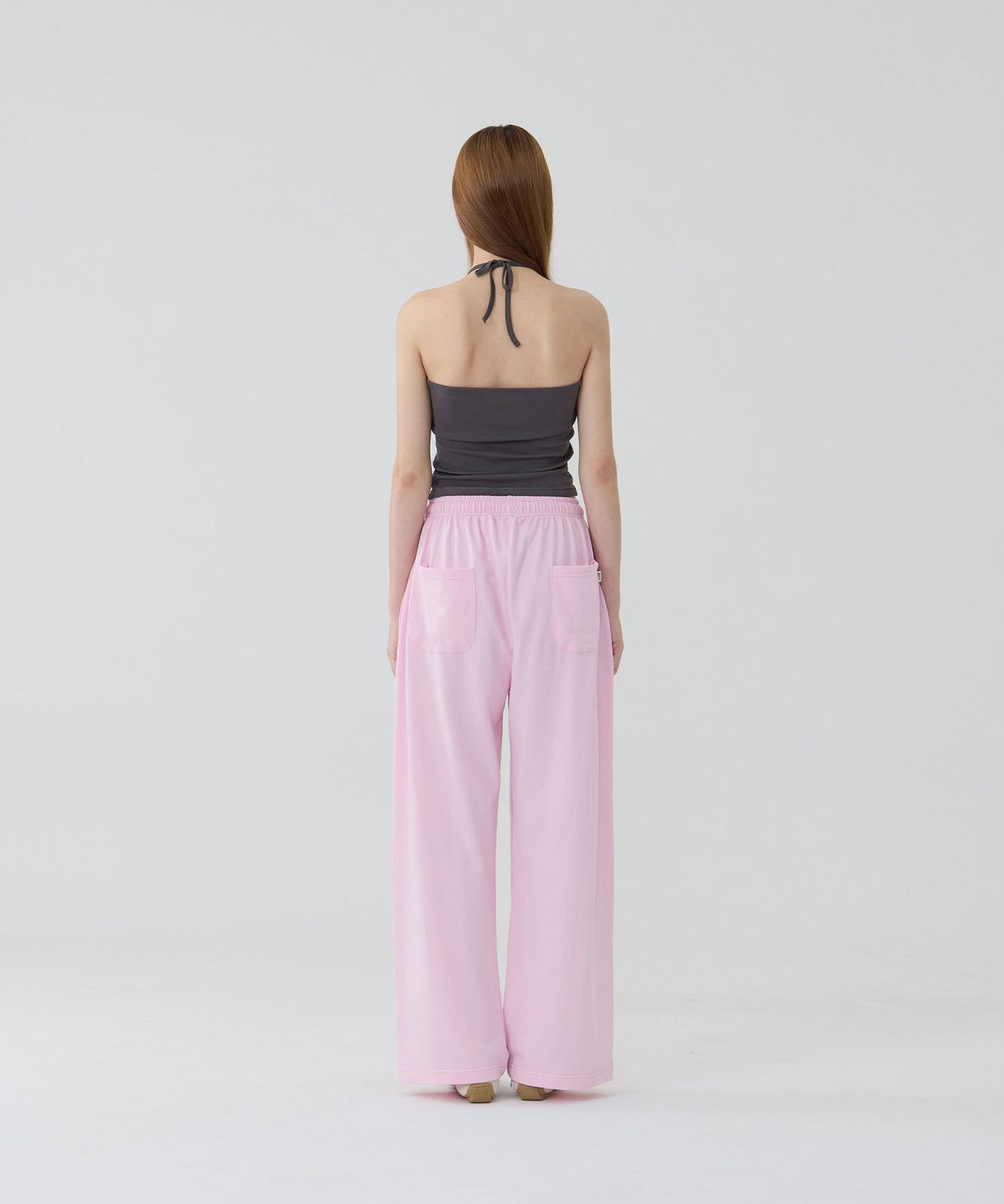 우네(OONE) Light Cotton Wide Sweatpants_Baby Pink