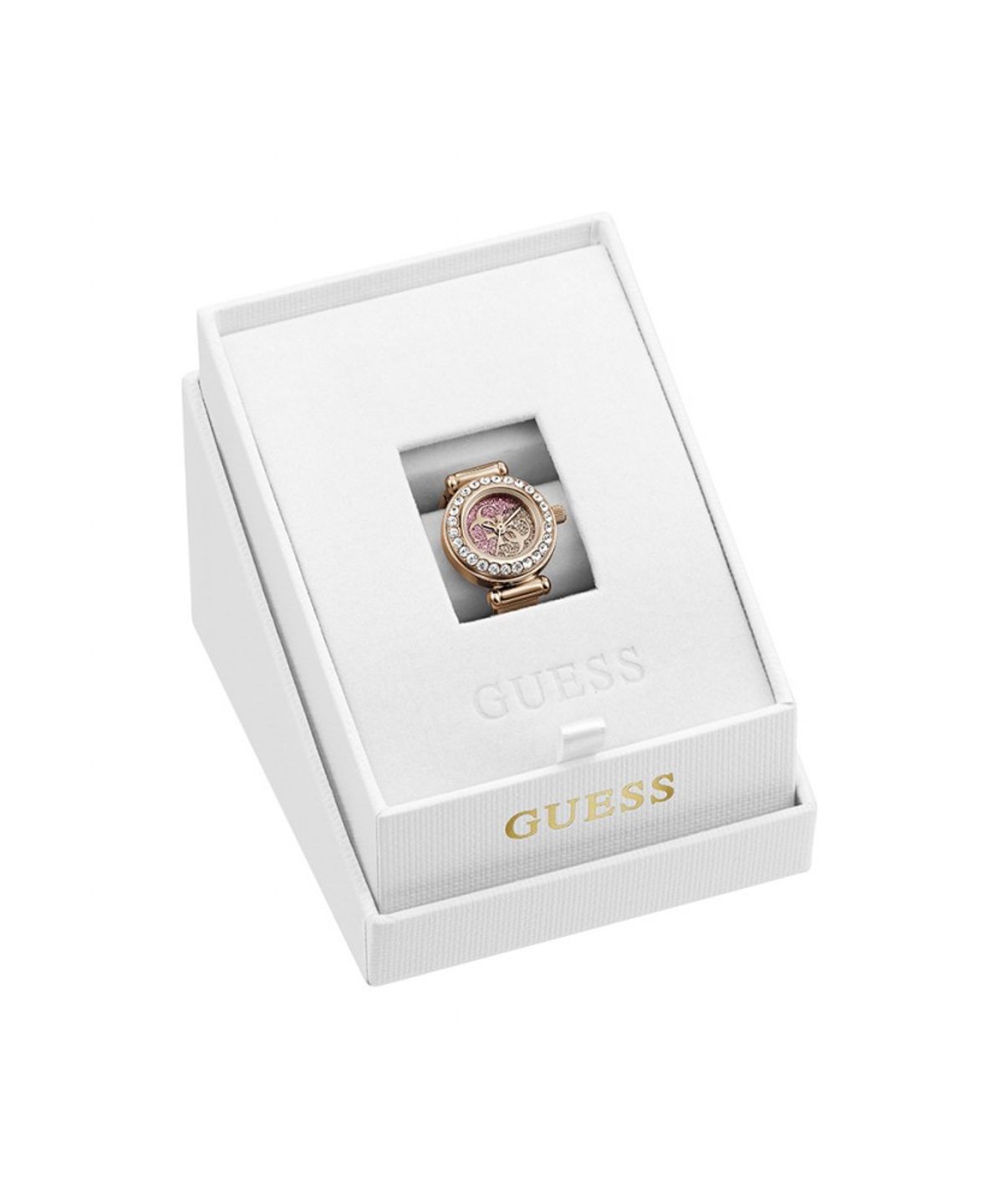 게스 시계(GUESS WATCH) 로즈 골드 안나 (GW1022L4) 여성 반지시계