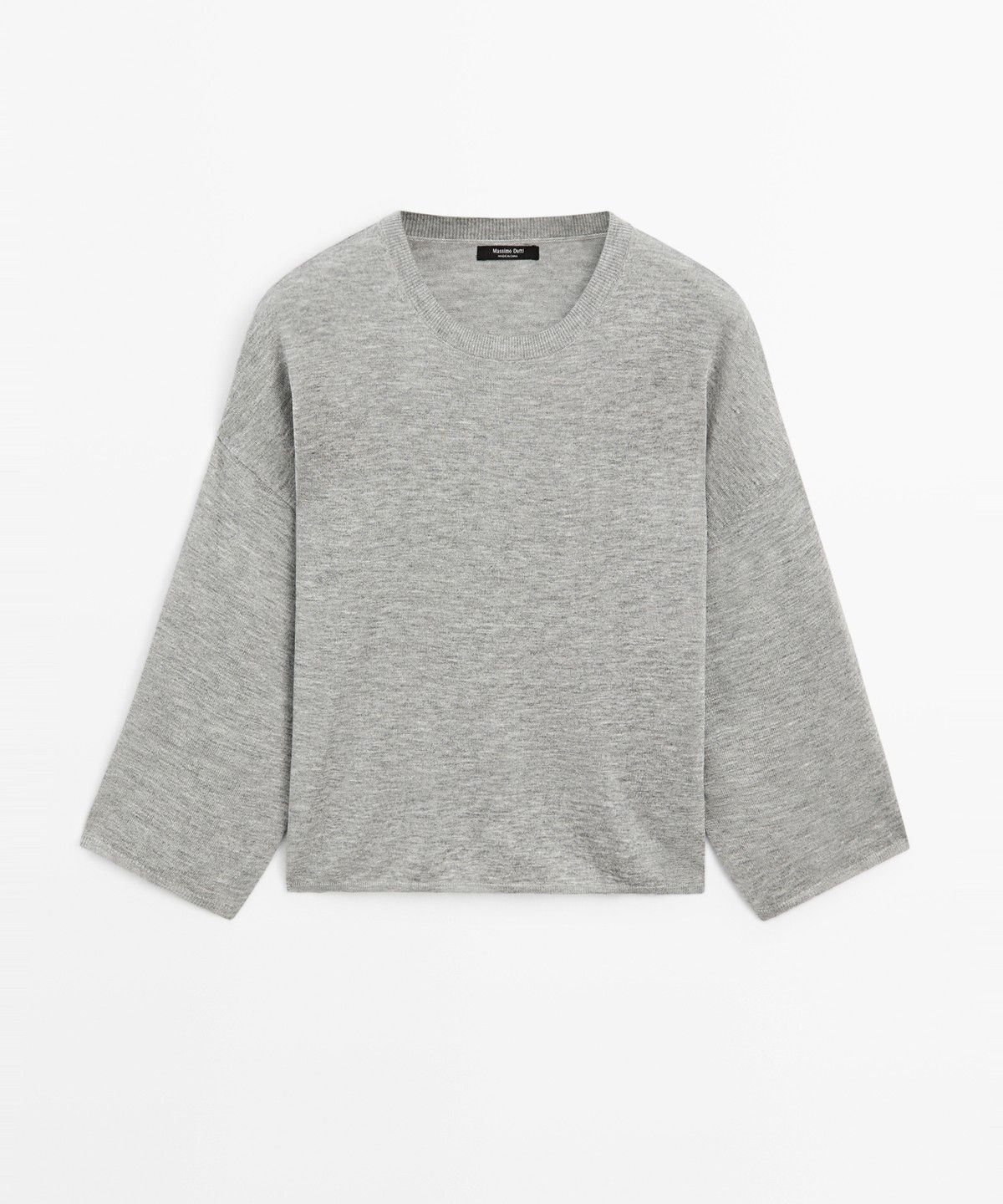 마시모두띠(MASSIMO DUTTI) 라운드넥 니트 스웨터