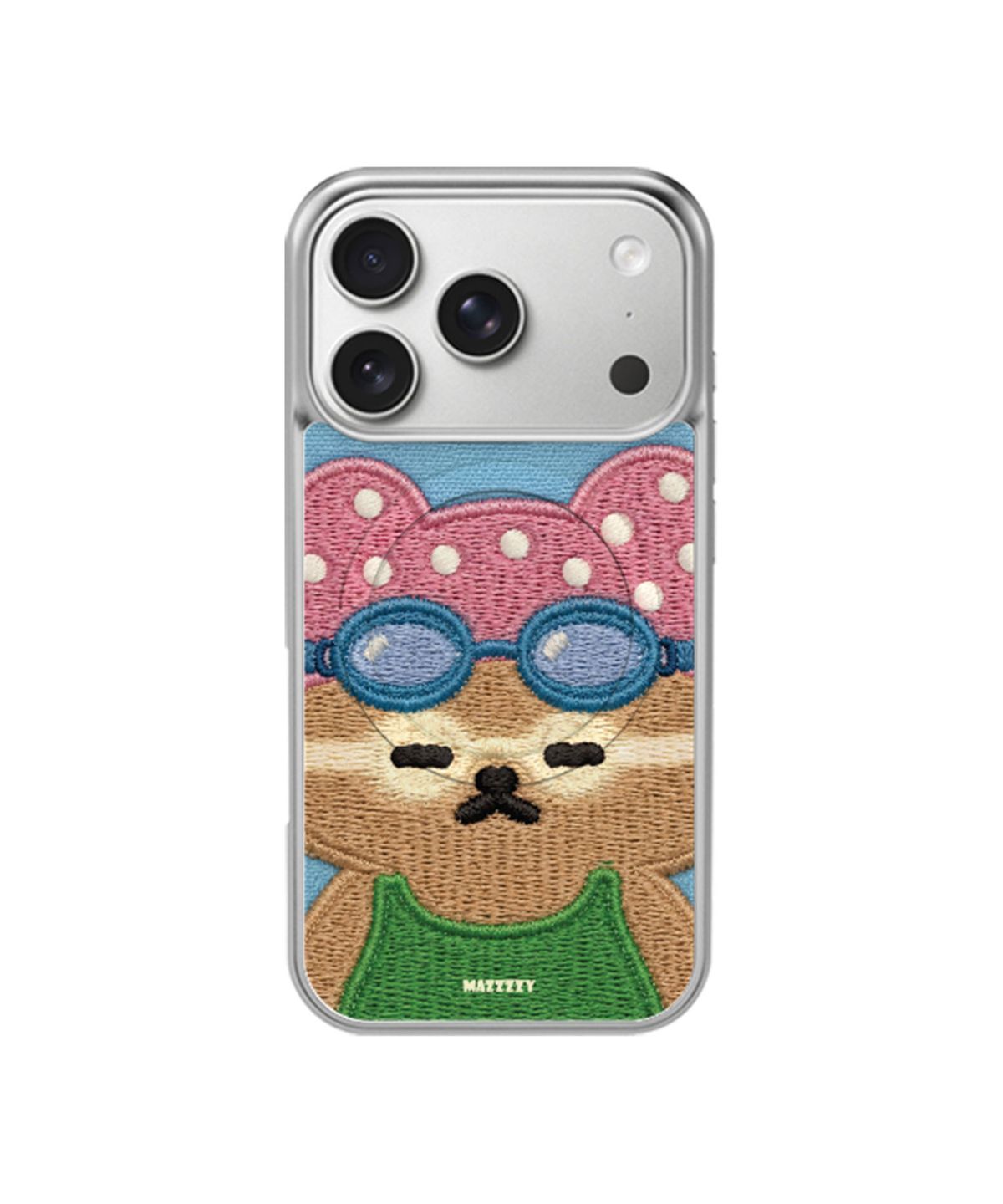 마찌(MAZZZZY) [Silver] Swimming Muffin glass case