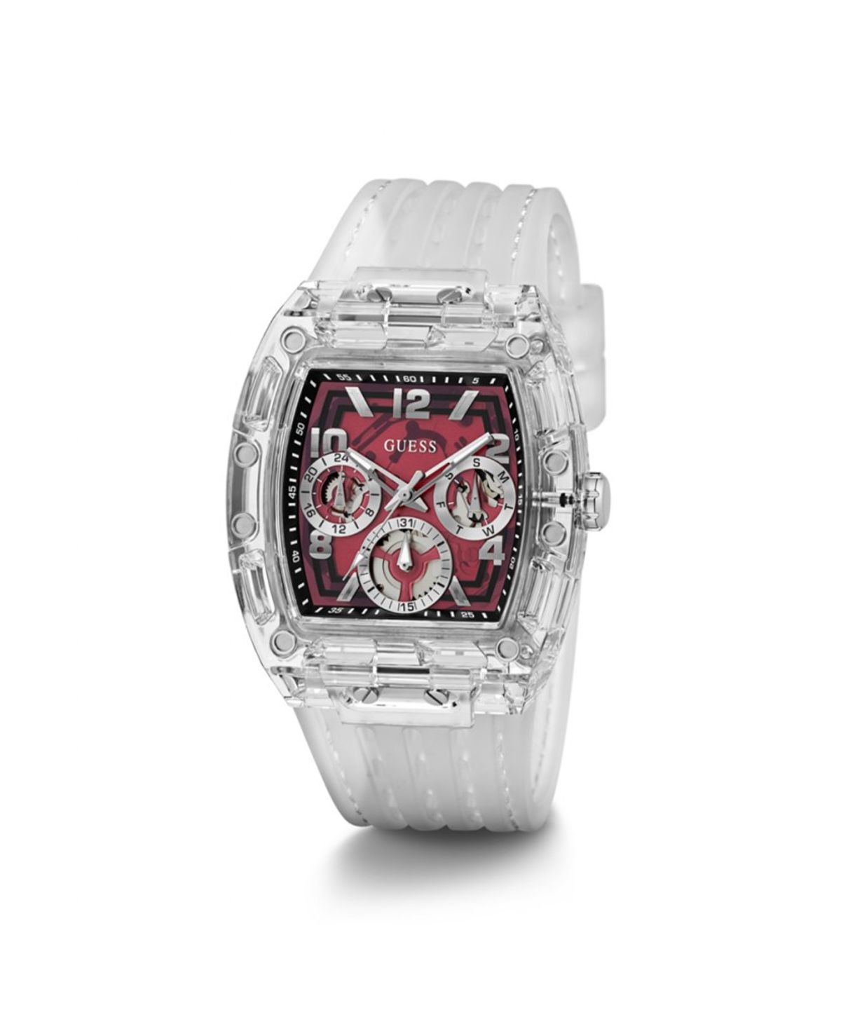 게스 시계(GUESS WATCH) 클리어 레드 피닉스 (GW0499G9) 남성시계