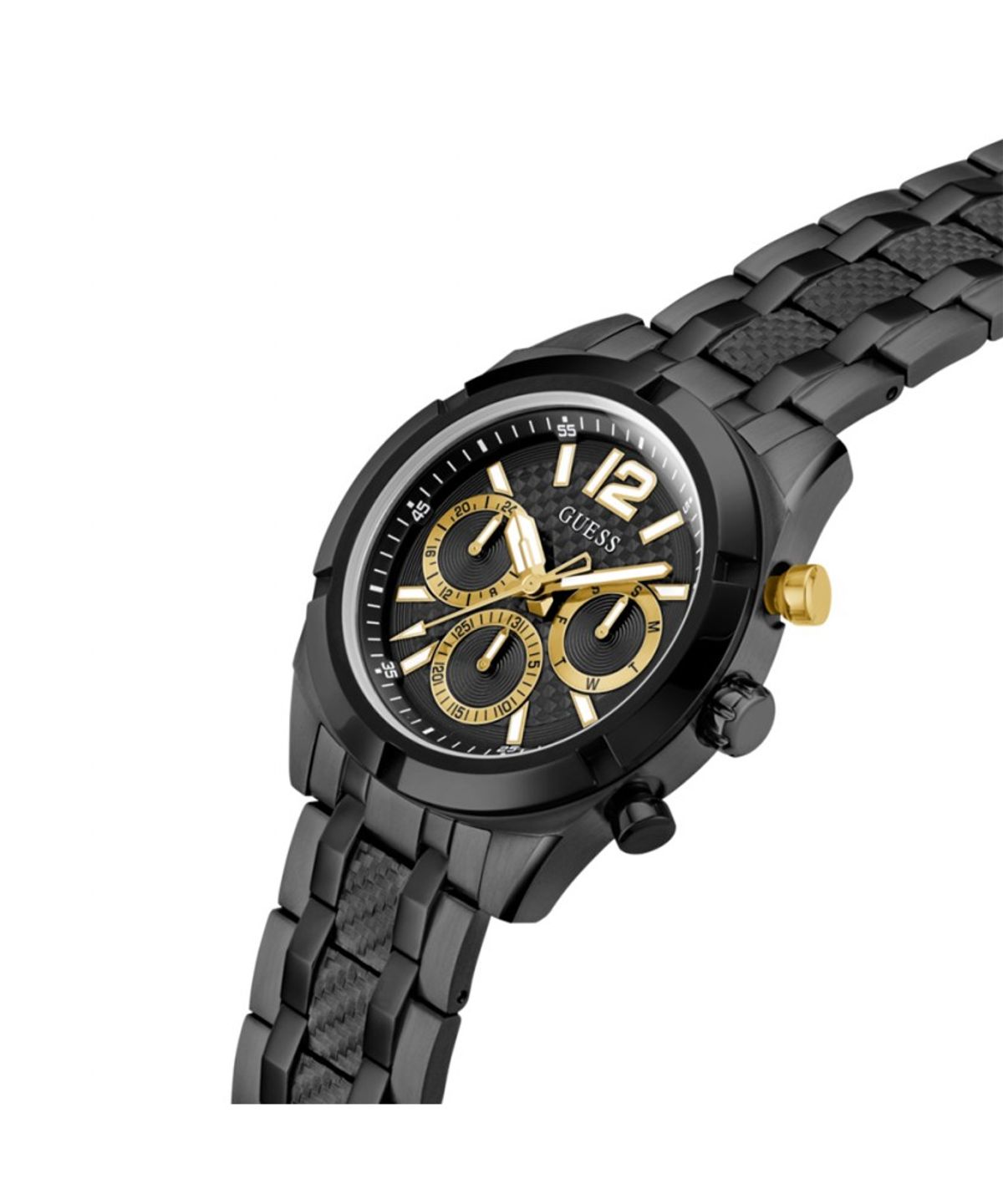 게스 시계(GUESS WATCH) 올 블랙 리지스턴스 (GW0714G4) 남성시계