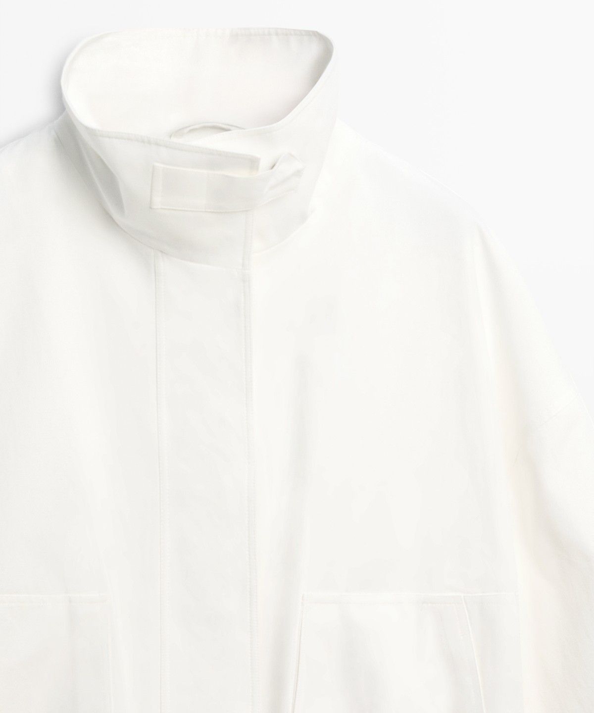 마시모두띠(MASSIMO DUTTI) 100% 코튼 봄버 재킷