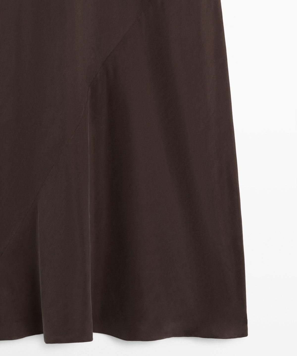마시모두띠(MASSIMO DUTTI) 드레이프 네크라인 롱 드레스