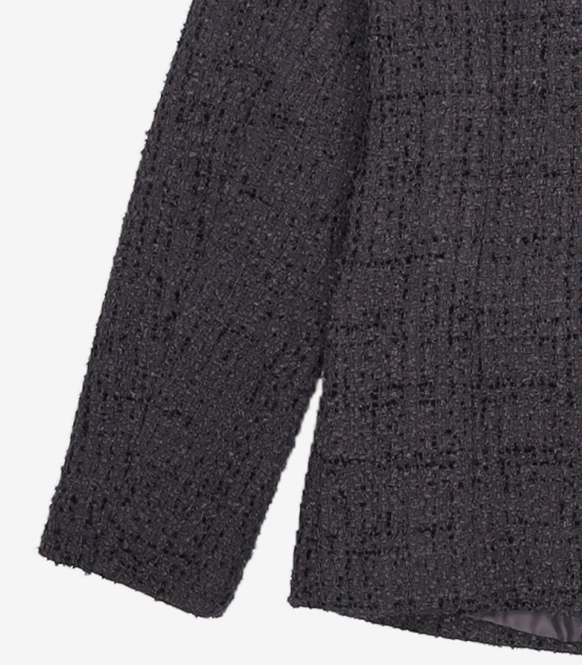 미쏘(MIXXO) 트위드 테일러드 싱글 자켓 MIWJKB202B S