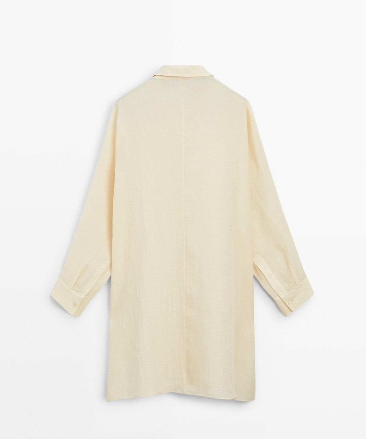 마시모두띠(MASSIMO DUTTI) 100% 린넨 쇼트 셔츠 원피스
