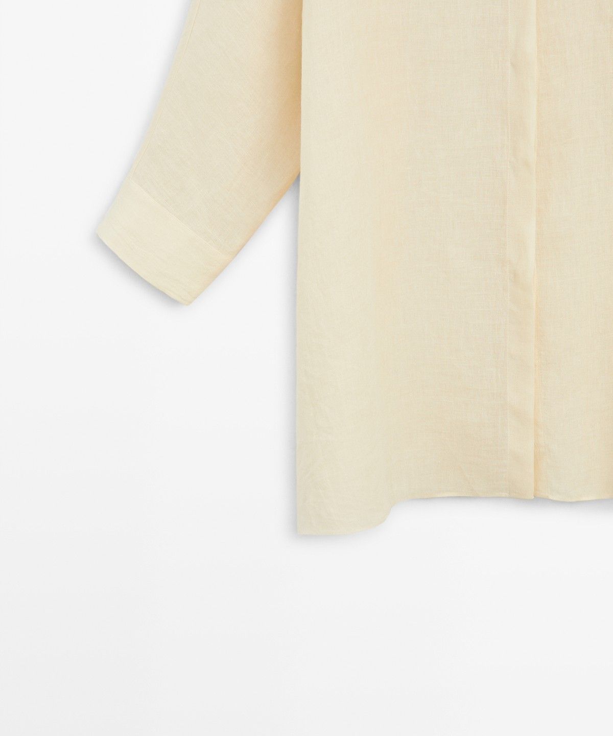 마시모두띠(MASSIMO DUTTI) 100% 린넨 쇼트 셔츠 원피스