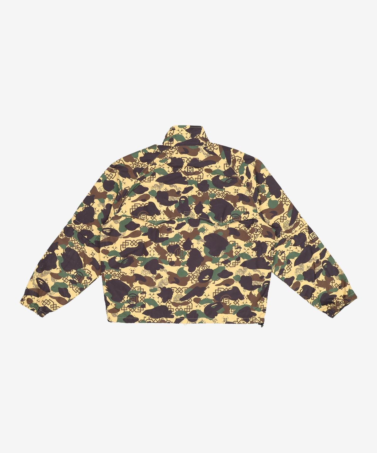 베이프(BAPE) BAPE X CLOT 카모 슬리브 디테처블 레인 자켓(M) YELLOW L