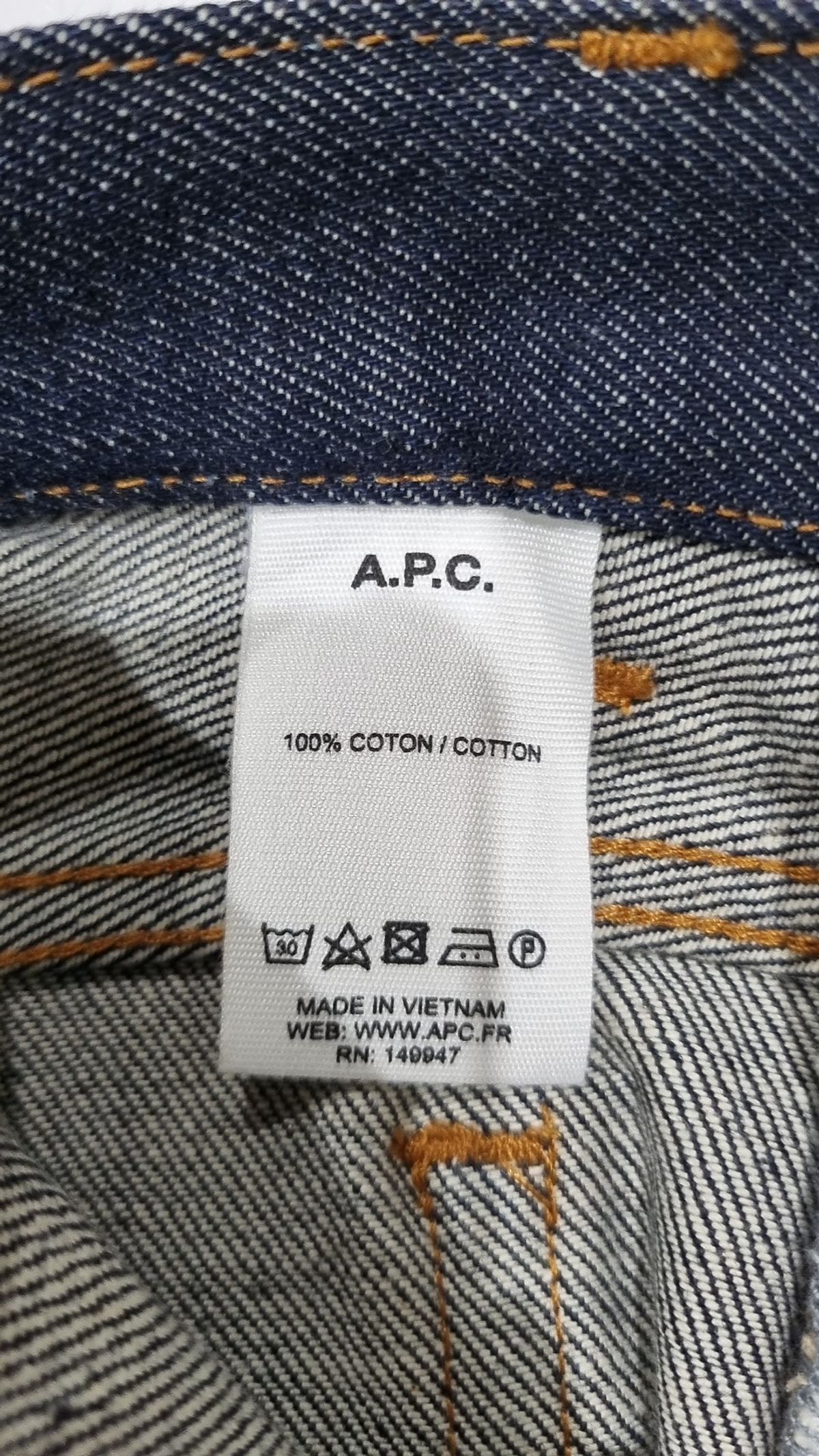 아페쎄(A.P.C.) 청/데님 팬츠 30
