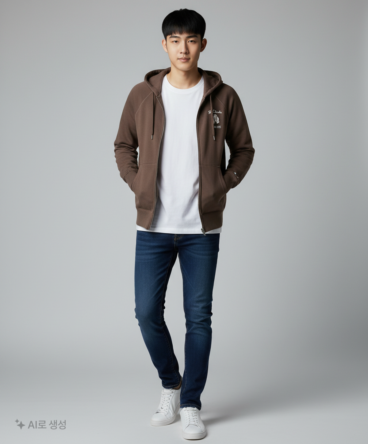 디아도라(diadora) 후드 집업 105