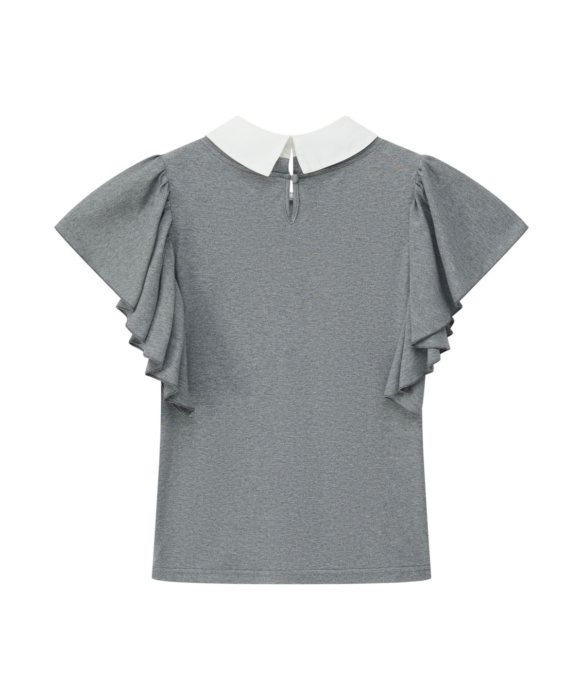 소르베룸(SORVETROOM) Layered Collar Frill Top