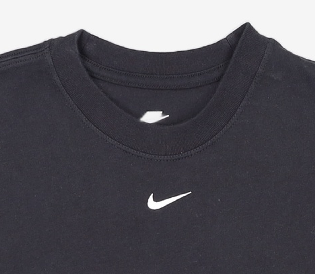 나이키(NIKE) 스포츠웨어 에센셜 박시 티셔츠 W - 블랙:화이트 / DD1238-010 S