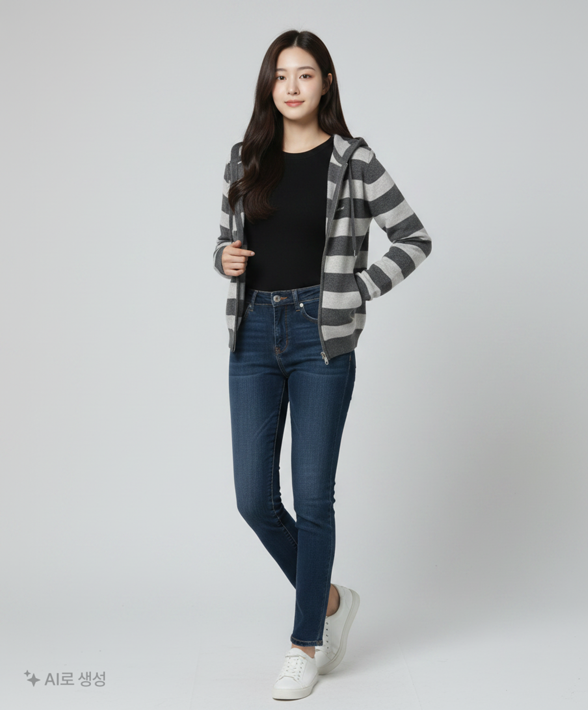 하네(HANE) 후드 집업 M