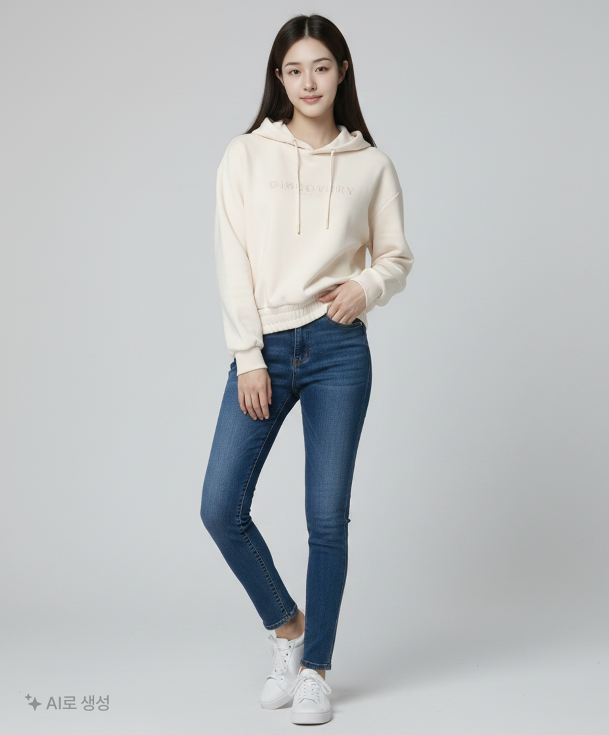 디스커버리(discovery) 후드 티셔츠 90