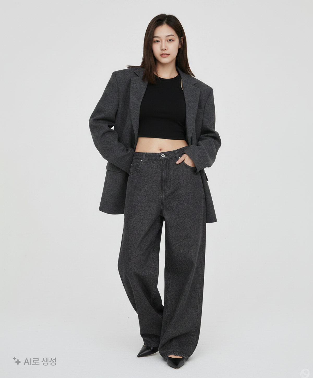 데케트(DECET) 청/데님 팬츠 32