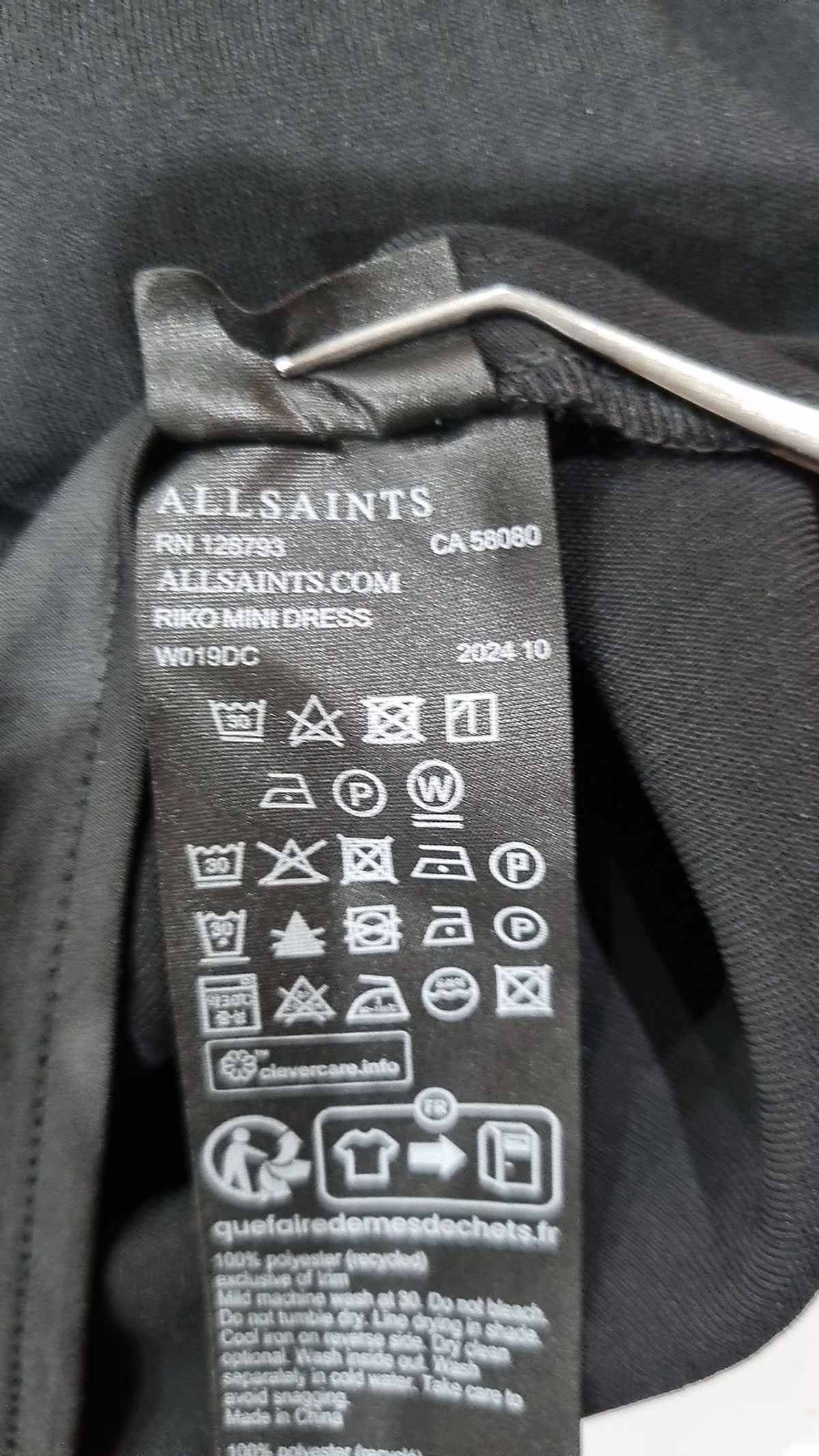 올세인츠(ALLSAINTS) 리코 미니 원피스 W019DC-5 US4