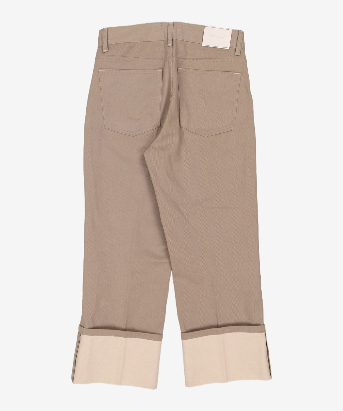 메종미네드(MAISON MINED) TURNUP DENIM TROUSERS BEIGE 46