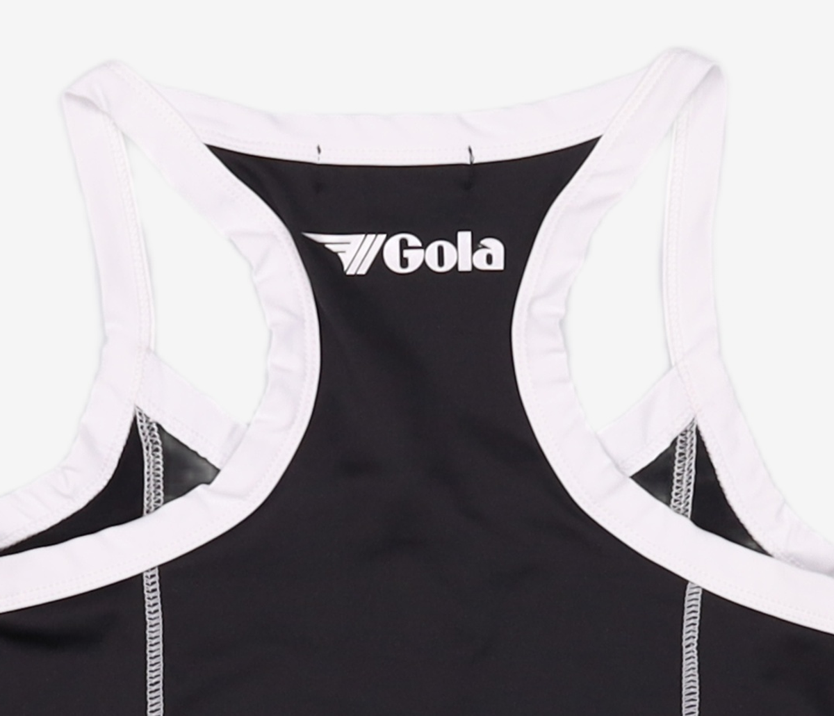 골라(GOLA) W TAPE POINT SLEEVELESS [BLACK] FREE