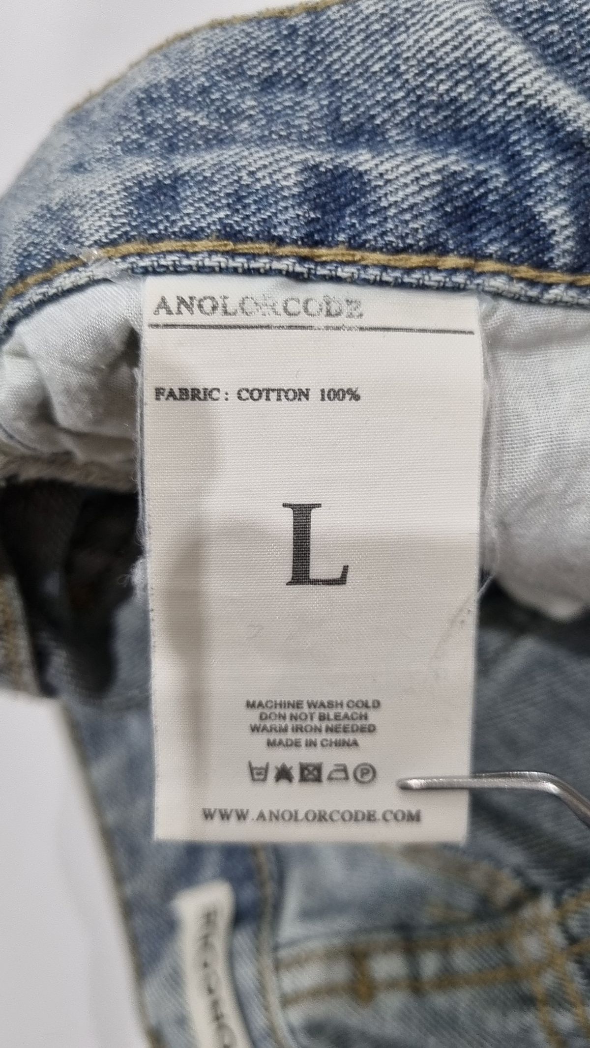 어널러코드(ANOLORCODE) 청/데님 팬츠 L