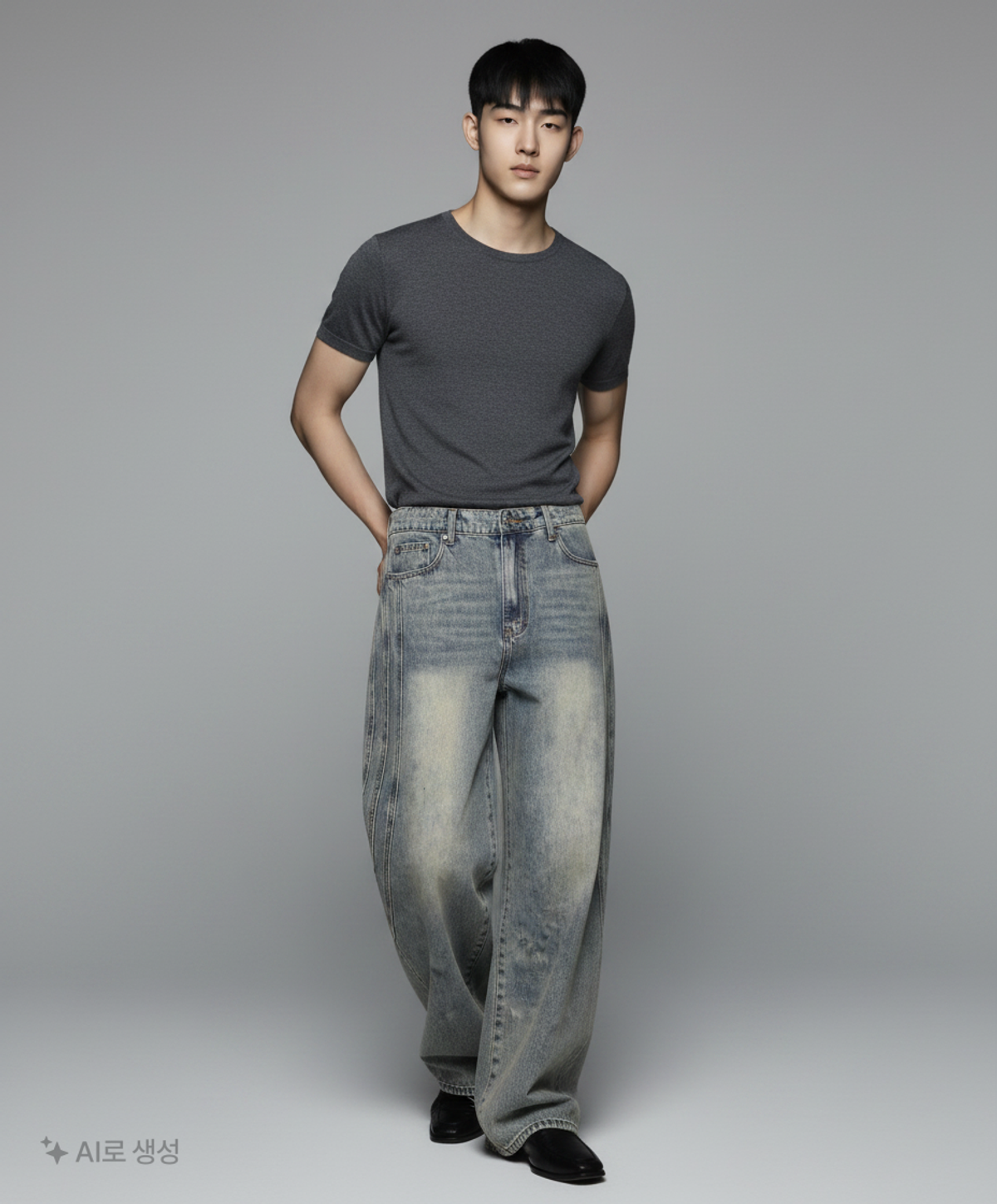 인템포무드(INTEMPOMOOD) 청/데님 팬츠 XL