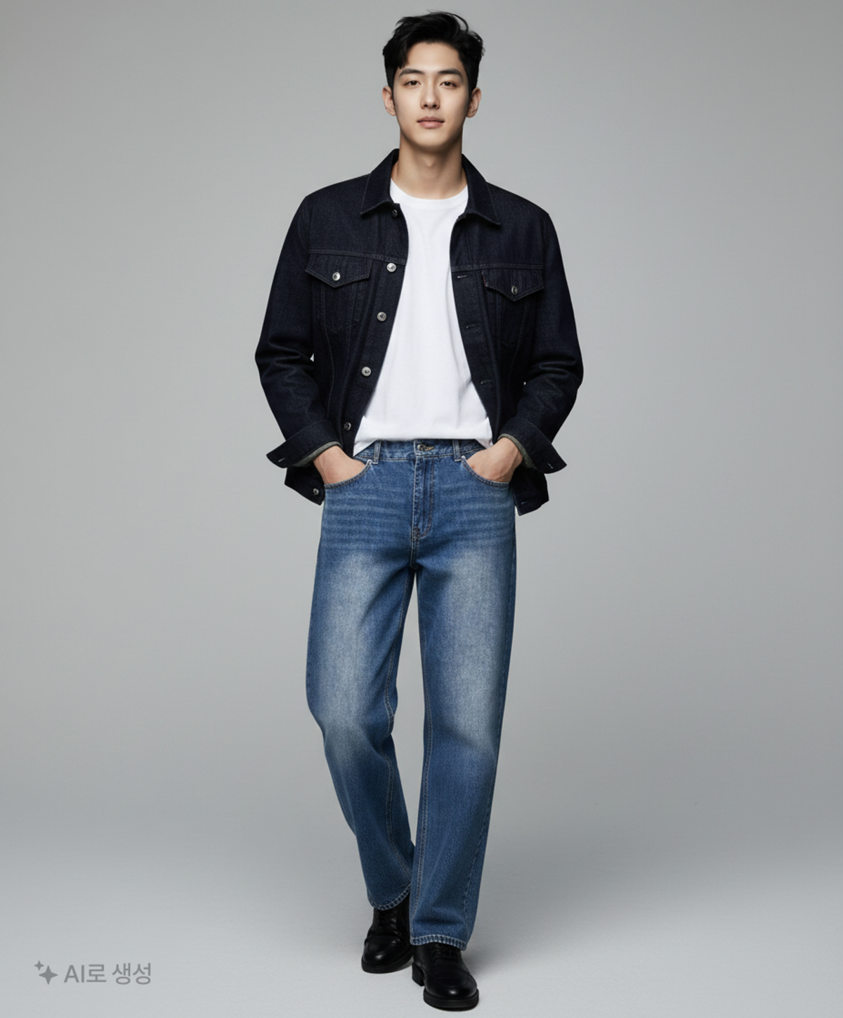티엔지티(TNGT) Lot.872 Semi-Wide Denim Pants (Light Blue) TNPA5E103B2 86