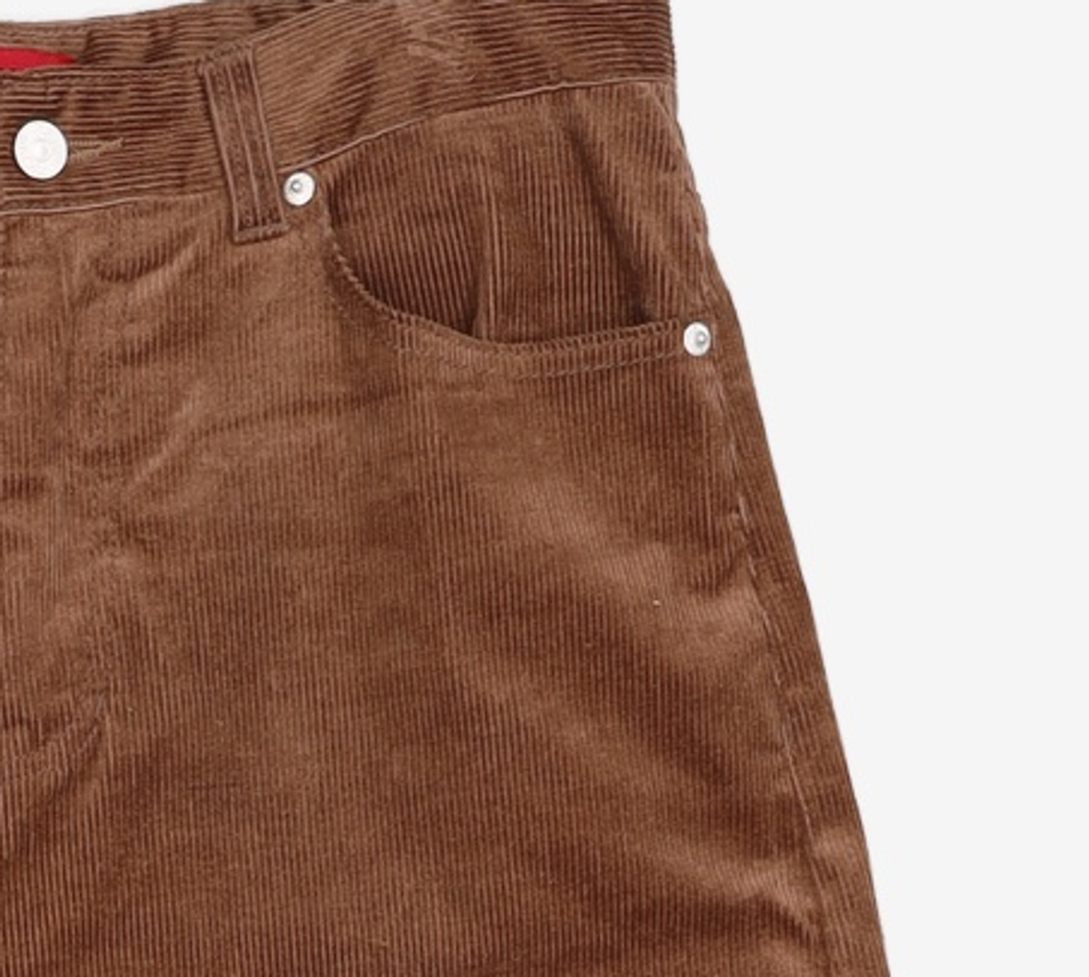 기철(KICHUL) CORD DUROY BALLOON PANTS (BROWN) L