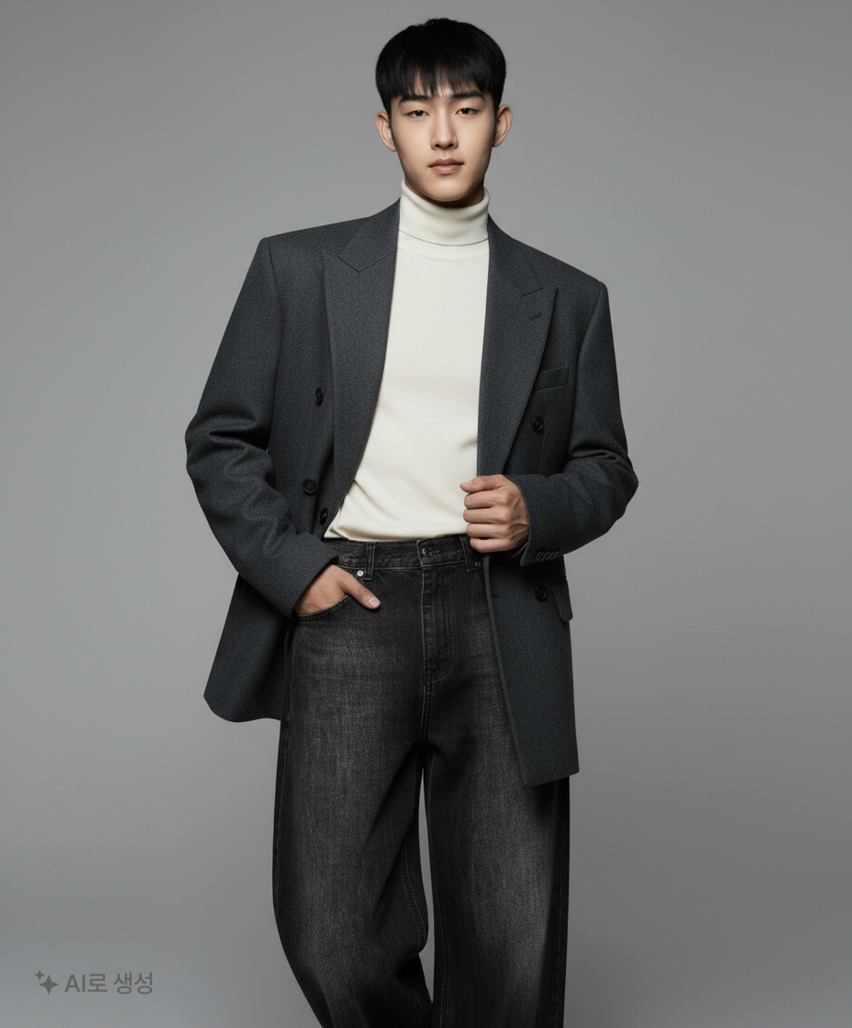 더 크로스(THE CROSS) 청/데님 팬츠 M