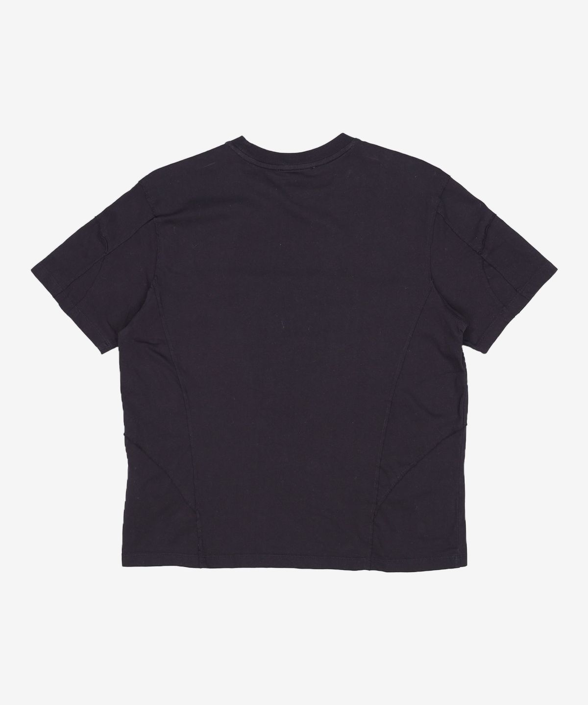 인사일런스(INSILENCE) 그런지 라인드 티셔츠 WASHED BLACK S