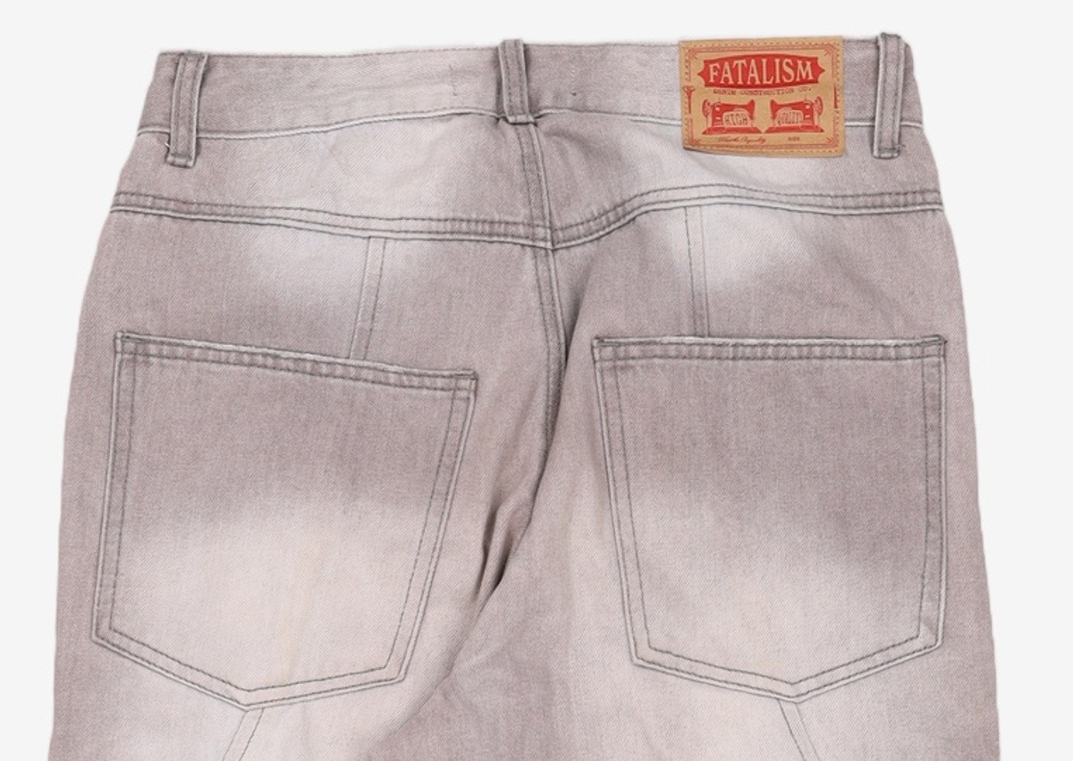 페이탈리즘(FATALISM) #0345 Gray Wave Wide Flare fit 44