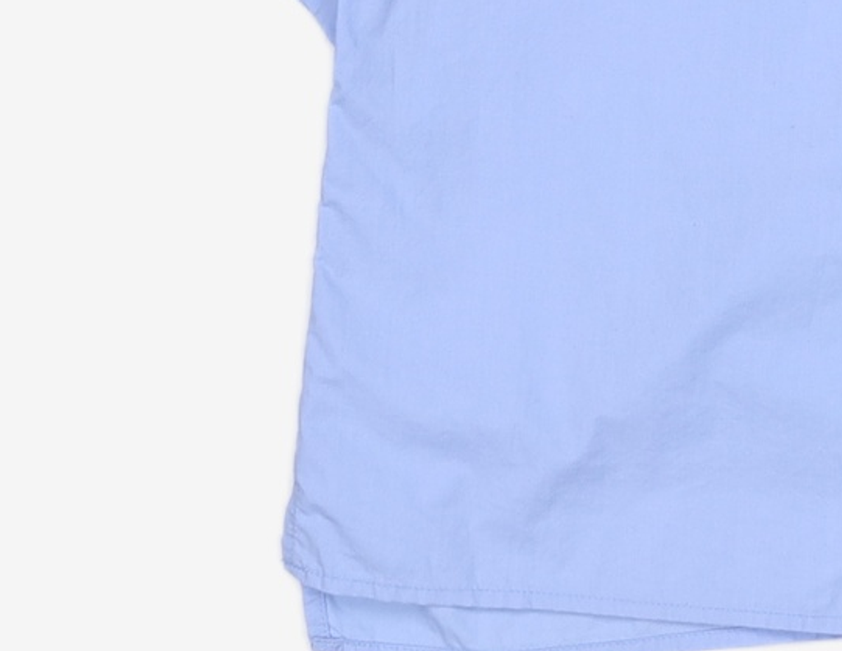 미쏘(MIXXO) 셔츠카라 크롭 반팔 셔츠_MIWYAD710A M