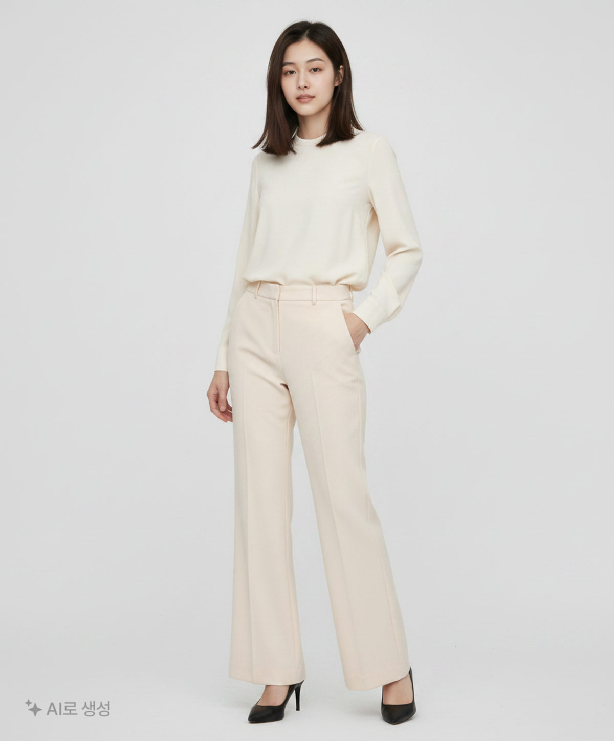 미쏘(MIXXO) 핏업팬츠 10부 부츠컷 Basic_MIWTWF550A 28