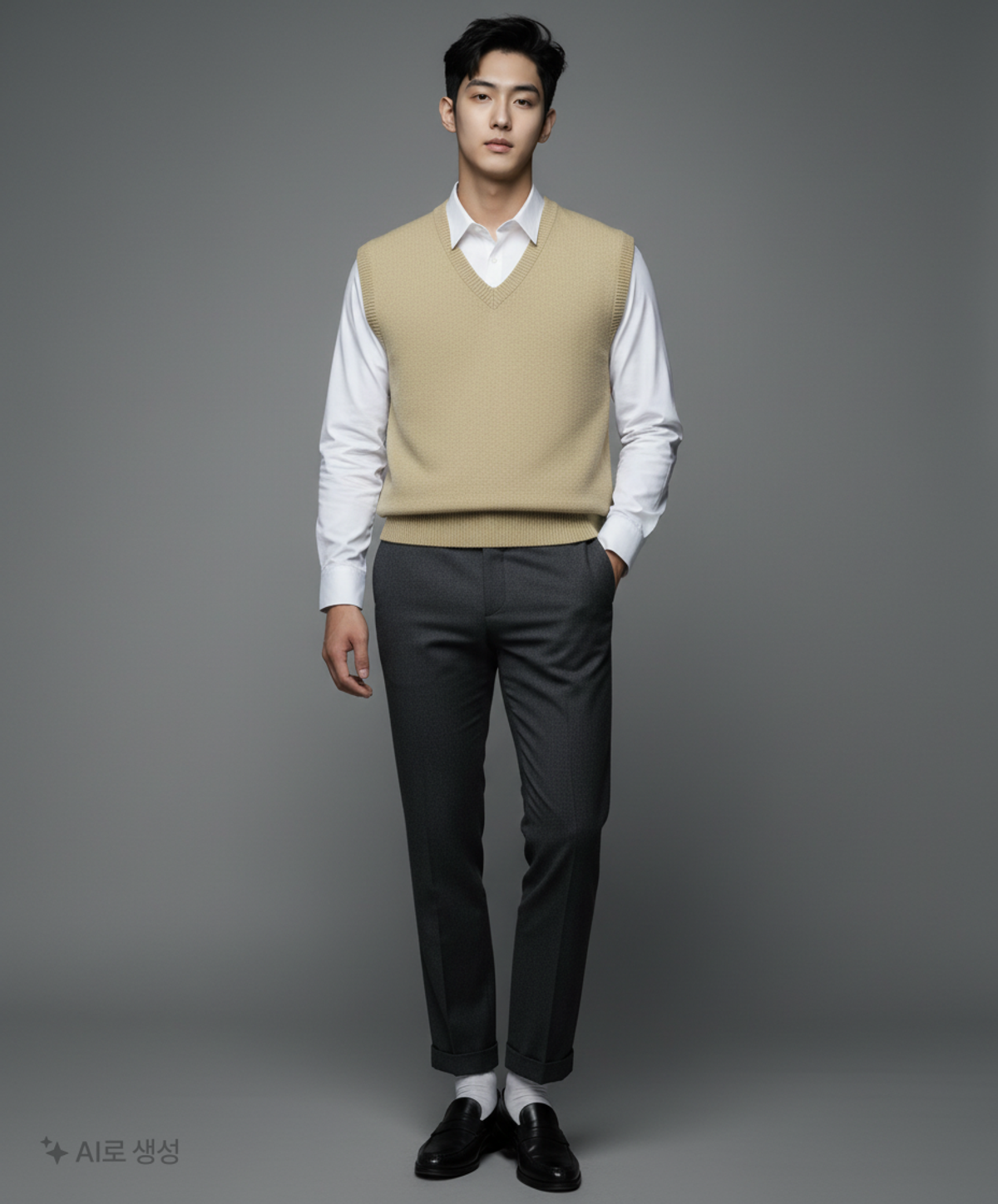 나우앤투모로우(NOWANDTOMORROW) 루프 파일 코튼 베스트 LOOP PILE COTTON VEST L