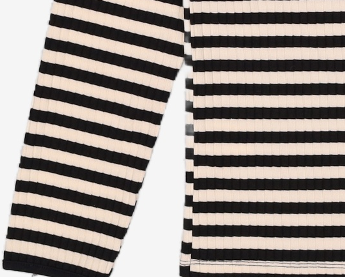 비뮤즈맨션(BEMUSE MANSION) Square neck ribbed puff top - Black FREE