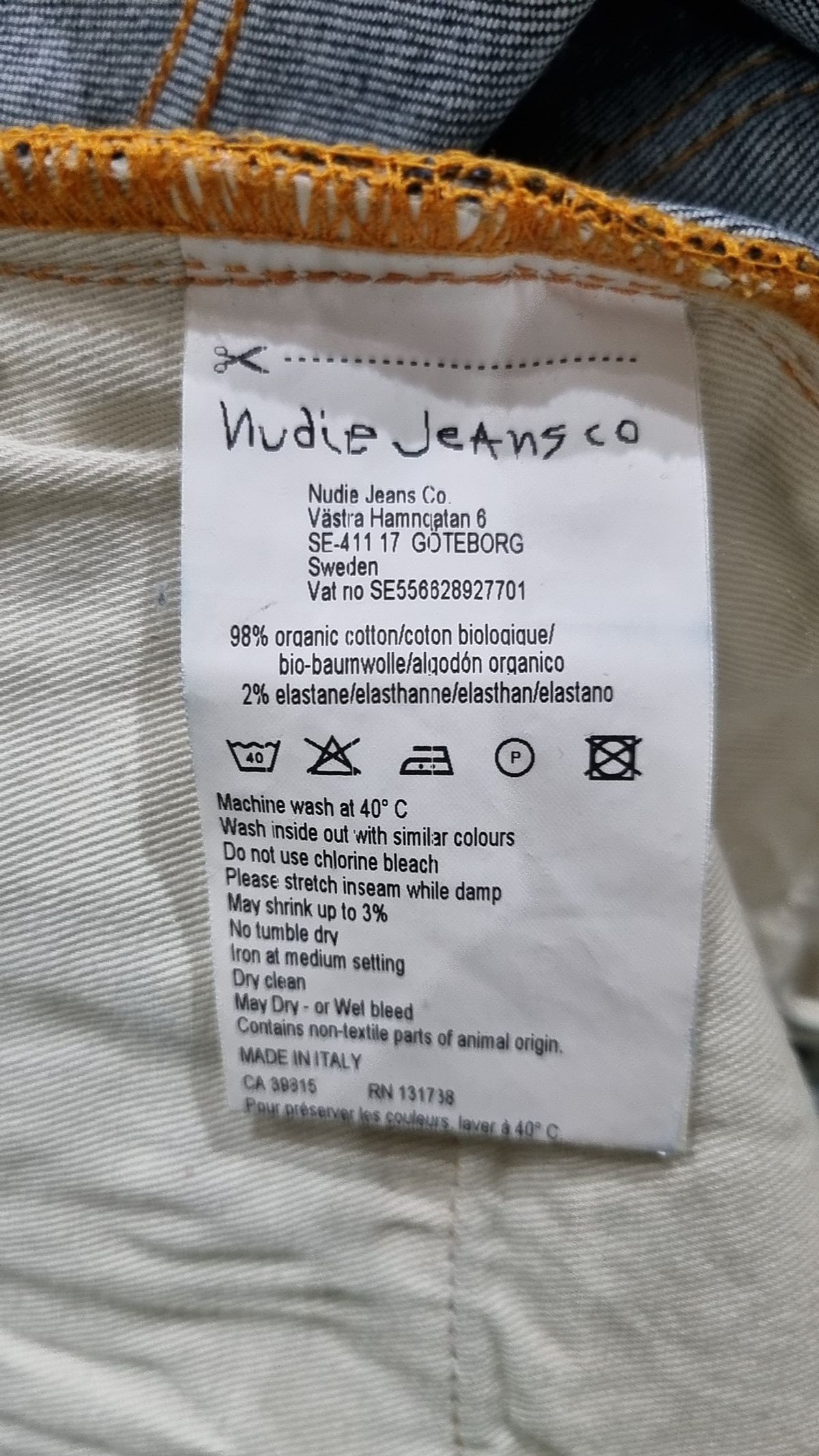 누디진(NUDIEJEANS) 청/데님 팬츠 31