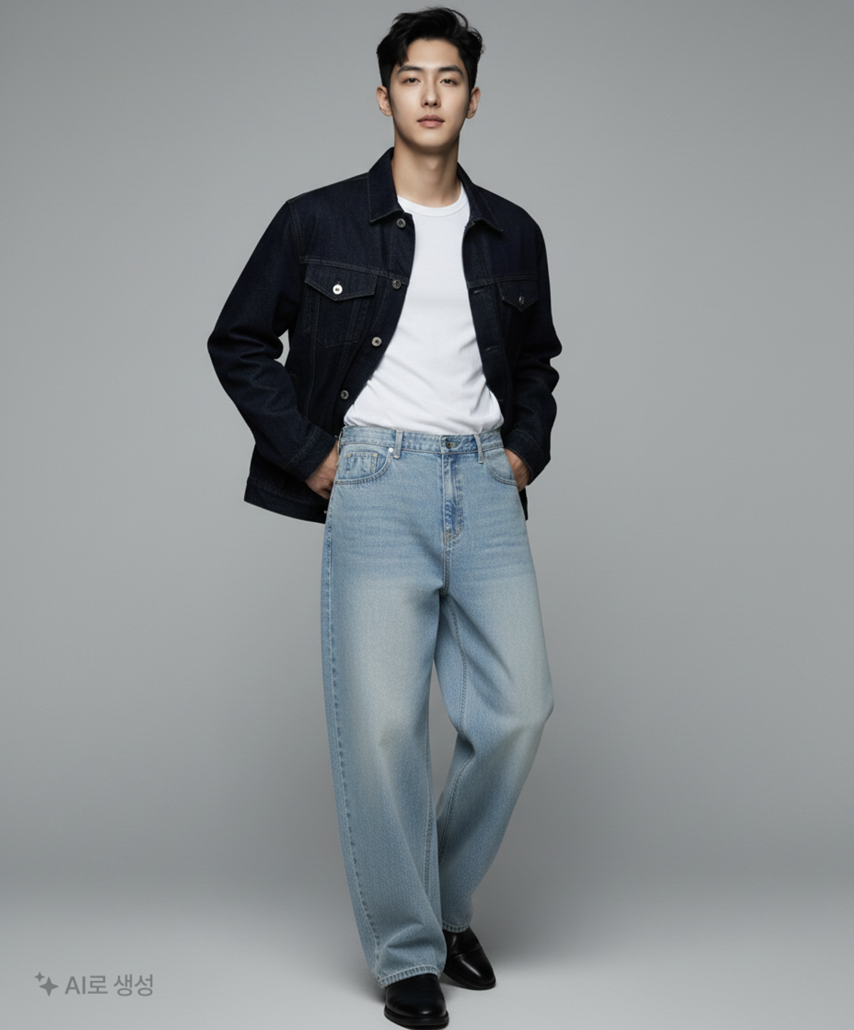 포티포(FORTYFOUR) 청/데님 팬츠 L