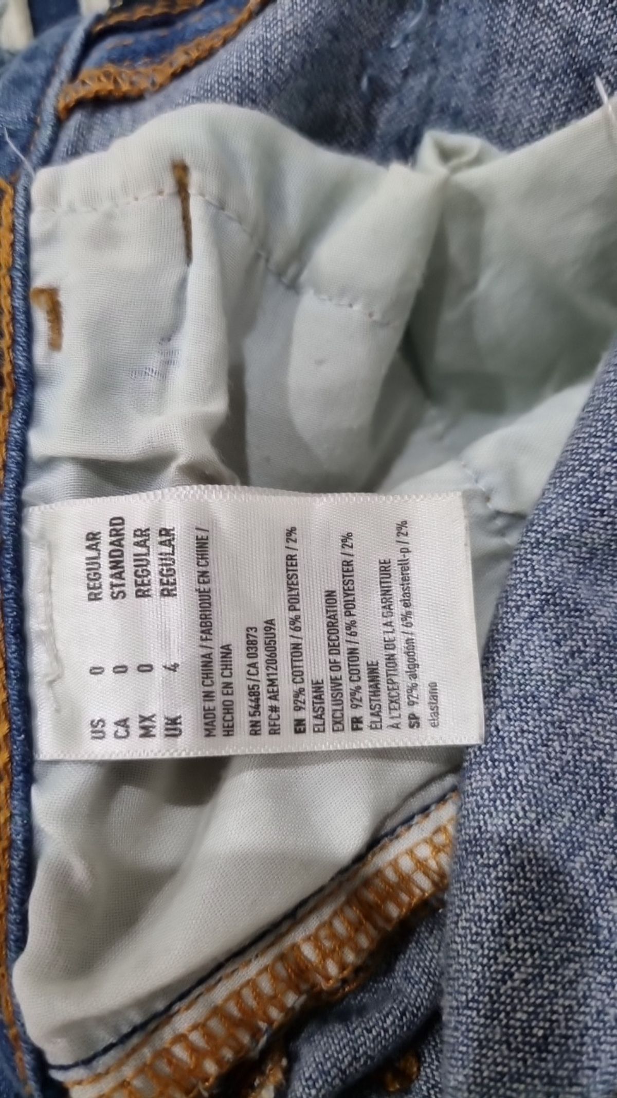 아메리칸이글(AMERICANEAGLE) 청/데님 팬츠 4