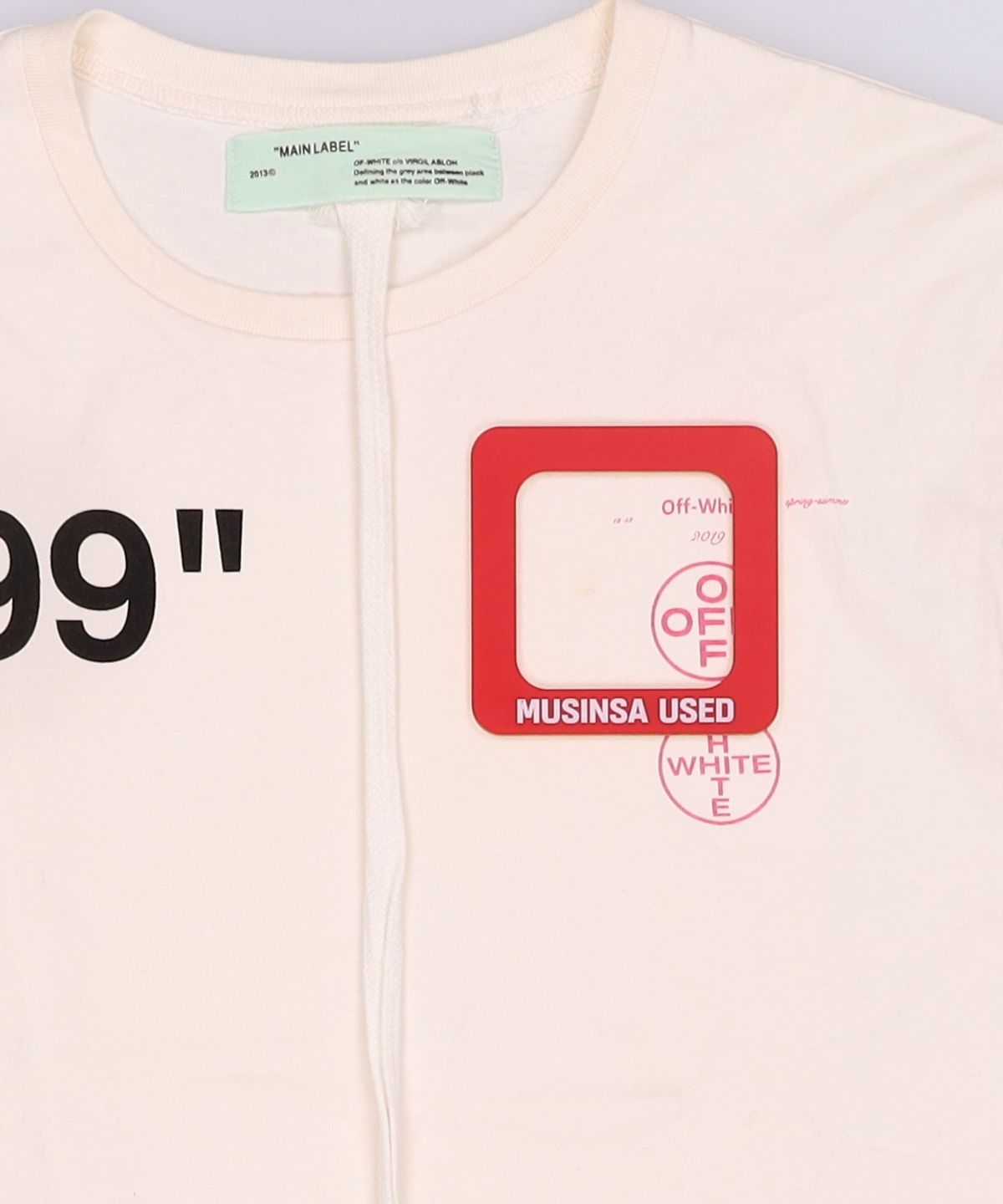오프화이트(OFF-WHITE) 반소매 티셔츠 S