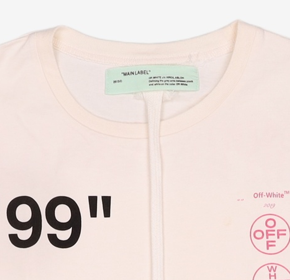 오프화이트(OFF-WHITE) 반소매 티셔츠 S