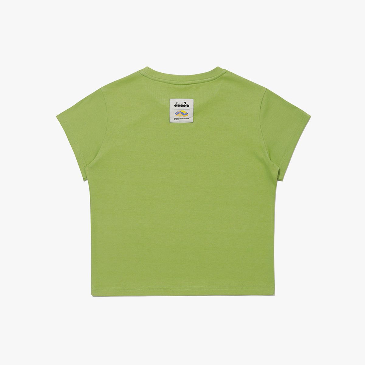 디아도라(diadora) 텔레토비 모달 그래픽 반팔 티셔츠 우먼 GREEN