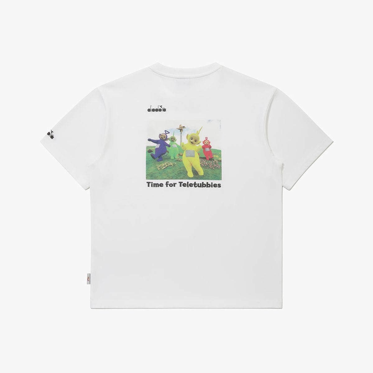 디아도라(diadora) 텔레토비 워싱 그래픽 반팔 티셔츠 IVORY