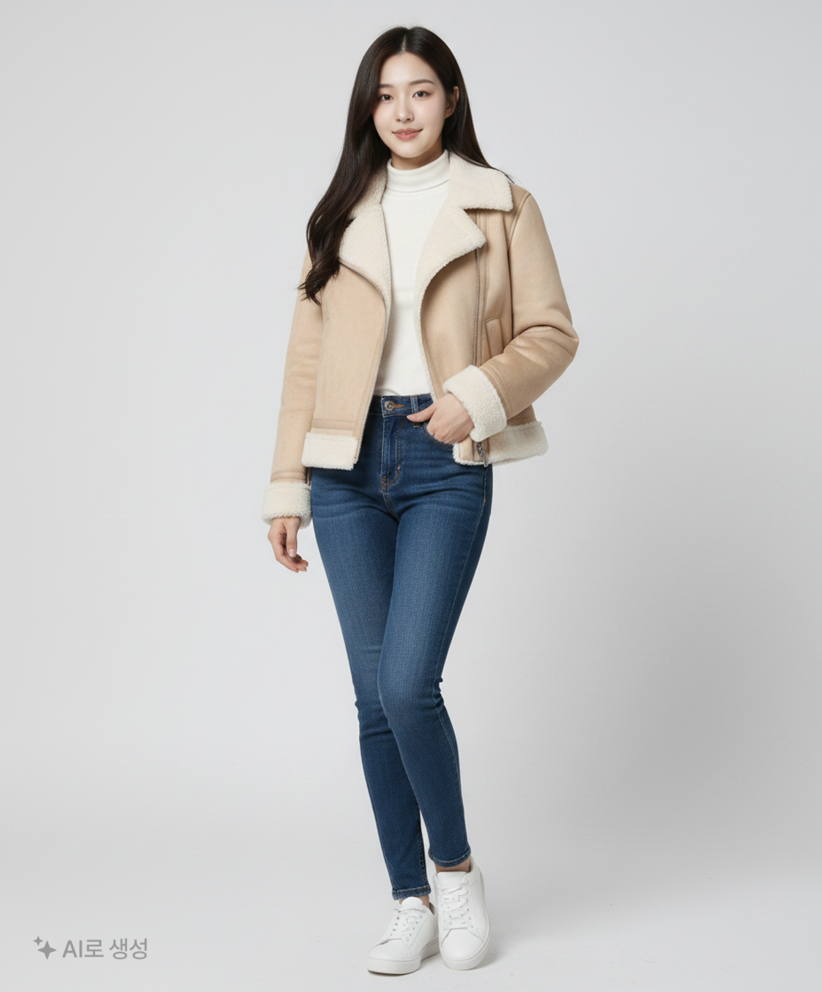 미쏘(MIXXO) 무스탕/퍼 S